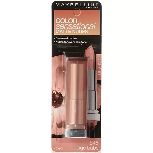 Maybelline Lipstick 4.2g Color Sensational Matte Nudes 545 Beige Babe