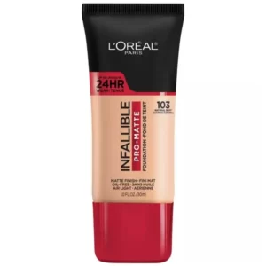 Loreal Foundation 30ml Infallible Pro Matte 103 Natural Buff