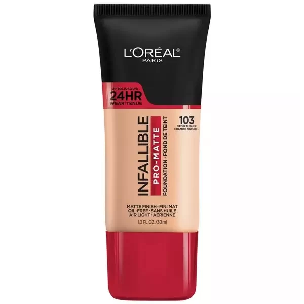 Loreal Foundation 30ml Infallible Pro Matte 103 Natural Buff