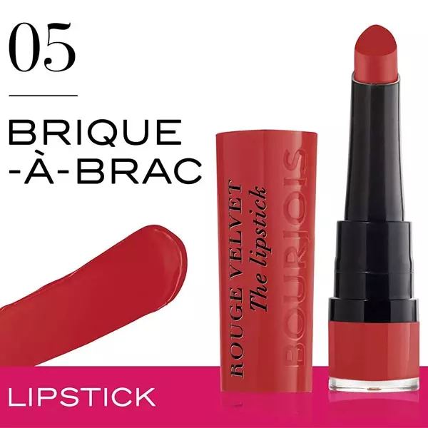 Bourjois Lipstick 2.4g Rouge Velvet 05 Brique A Brac Bourjois Lipstick 2.4g Rouge Velvet 05 Brique A Brac