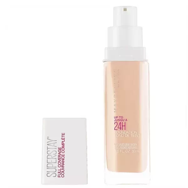 Maybelline Liquid Foundation 30ml SuperStay Full Coverage 112 Natural Ivory
