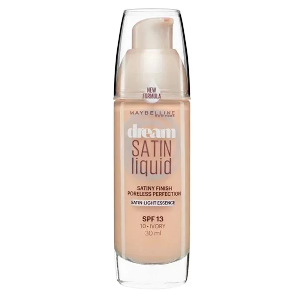 Maybelline Foundation 30ml Dream Satin Liquid 10 Ivory