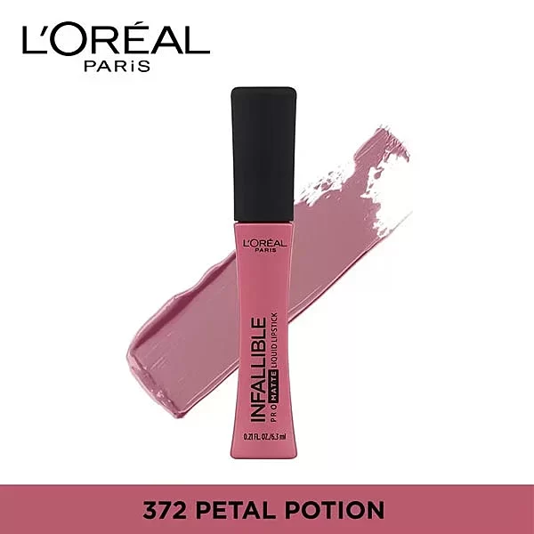 Loreal Lip Gloss 6.3ml Infallible Pro Matte 372 Petal Potion