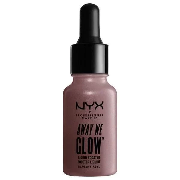 NYX Highlighter 12.6ml Away We Glow Liquid Booster 02 Glazed Donuts