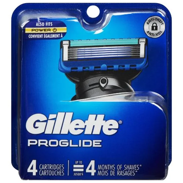 Gillette Fusion Proglide 4 Cartridges 5 Blade
