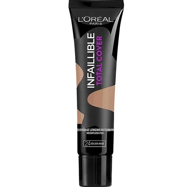 Loreal Foundation 35g Infallible Total Cover 24 Golden Beige
