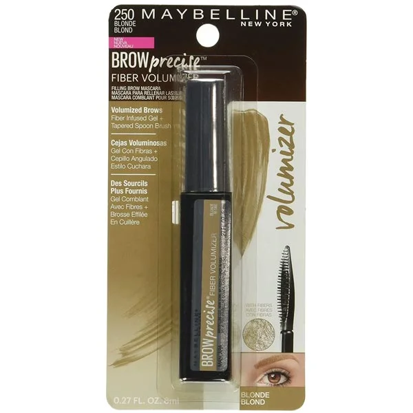 Maybelline Eyebrow Mascara 8ml Brow Precise Fiber Volumizer 250 Blonde Maybelline Eyebrow Mascara 8ml Brow Precise Fiber Volumizer 250 Blonde - Image 3