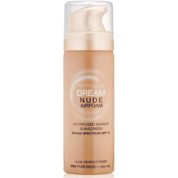 Maybelline Foundation 46g Dream Nude Air Foam 250 Pure Beige Maybelline Foundation 46g Dream Nude Air Foam 250 Pure Beige