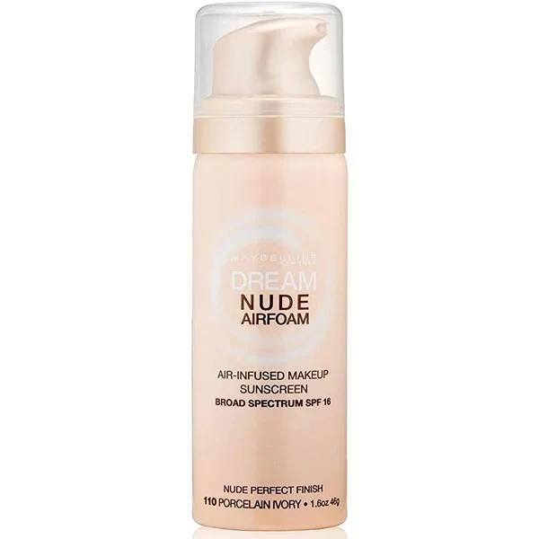 Maybelline Foundation 46g Dream Nude Air Foam 110 Porcelain Ivory