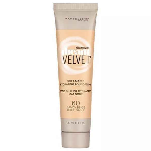 Maybelline Foundation 30ml Dream Velvet 60 Sandy Beige Maybelline Foundation 30ml Dream Velvet 60 Sandy Beige