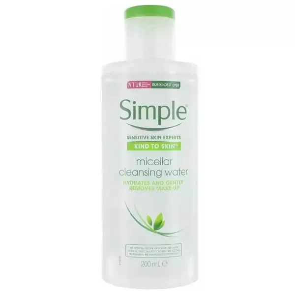 Simple Micellar Cleansing Water 200ml Kind To Skin
