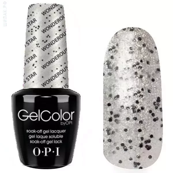 O.P.I Nail Polish 15ml Gel Color E48 Wonderous Star