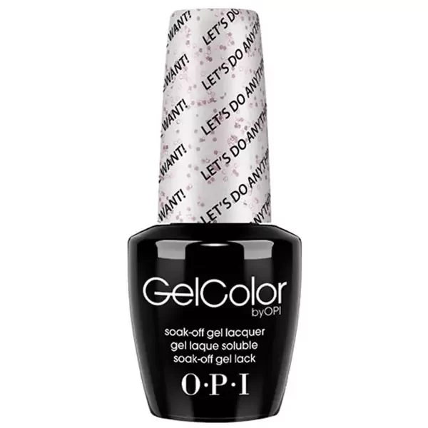 O.P.I Nail Polish 15ml Gel Color M78 Let's Do Anything We Want