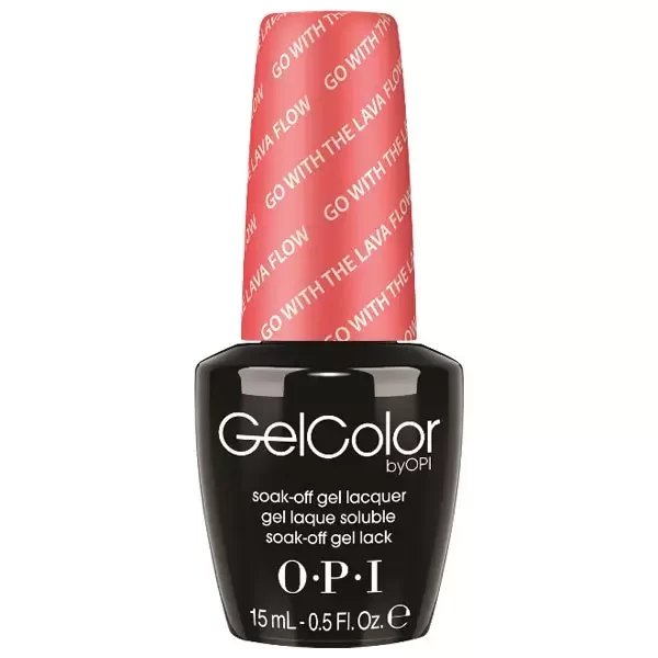 O.P.I Nail Polish 15ml Gel Color H69 Go With the Lava Flow