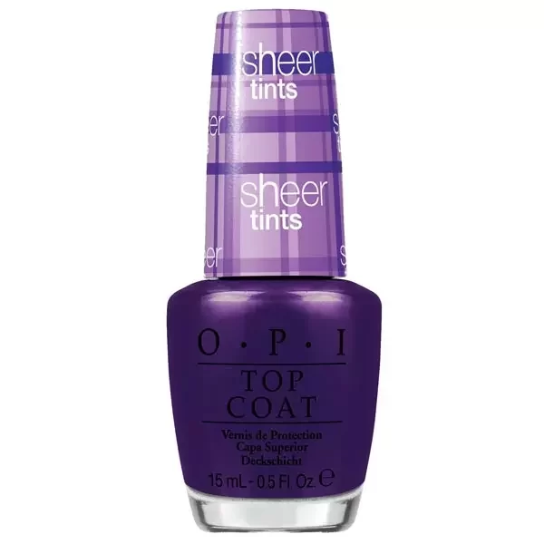 O.P.I Nail Polish 15ml Top Coat S03 Don't Violet Me Down