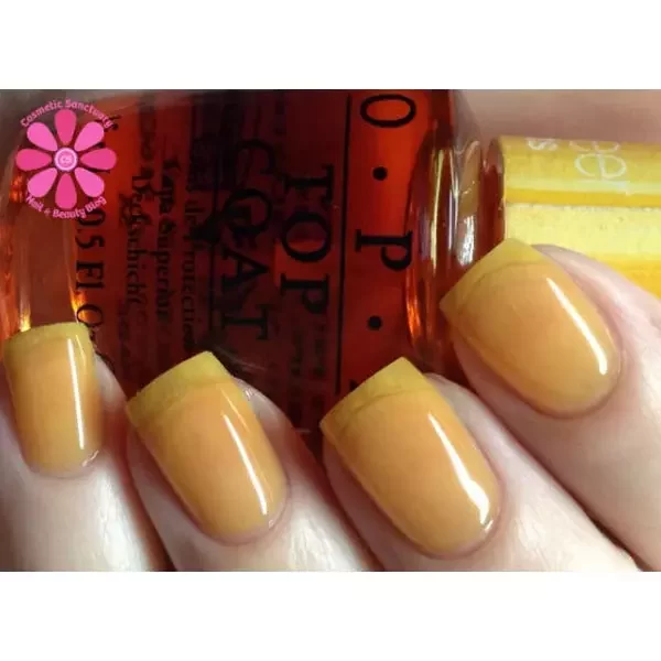 O.P.I Nail Polish Top Coat 15ml S01 I'm Never Amberrassed