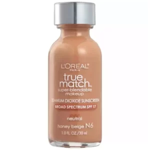 Loreal Foundation 30ml True Match N6 Honey Beige