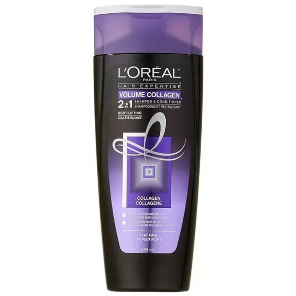 Loreal Shampoo and Conditioner 385ml Hair Expertise Volume Collagen 2 in 1