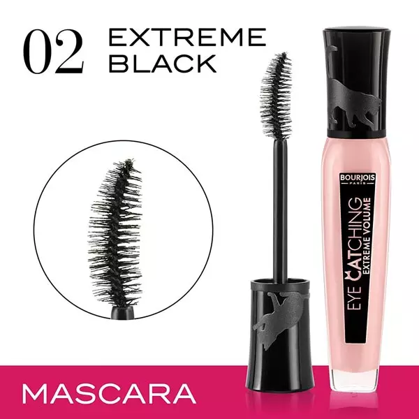 Bourjois Mascara 6ml Eye Catching Extreme Volume 02 Extreme Black Bourjois Mascara 6ml Eye Catching Extreme Volume 02 Extreme Black