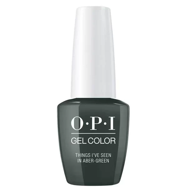 O.P.I Nail Polish 15ml Gel Color U15 Things I Ve Seen In Aber Green