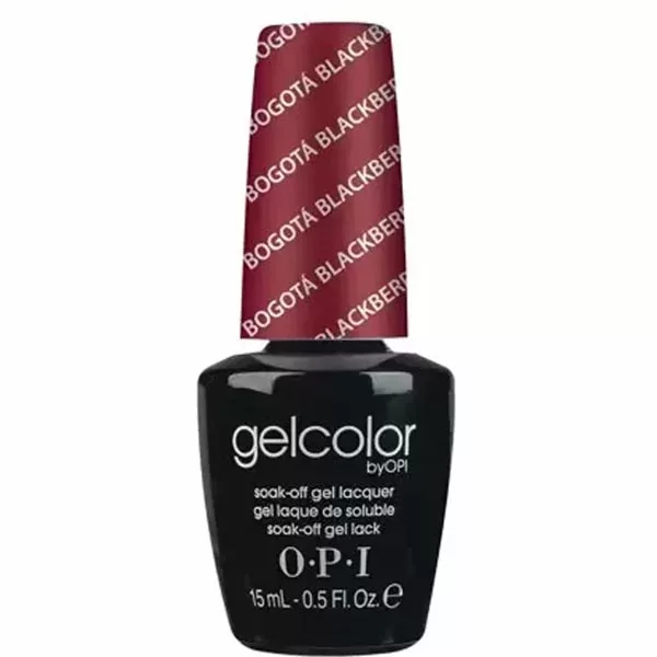 O.P.I Nail Polish 15ml Gel Color F52 Bogota Blackberry O.P.I Nail Polish 15ml Gel Color F52 Bogota Blackberry