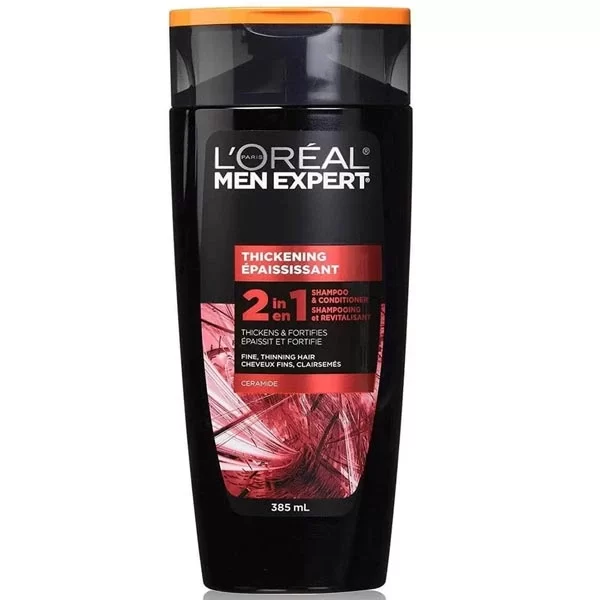 Loreal Shampoo 385ml Men Expert 2in1 Thickening