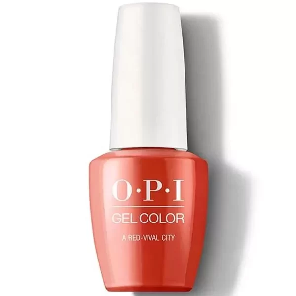 O.P.I Nail Polish 15ml Gel Color L22 A Red Vival City
