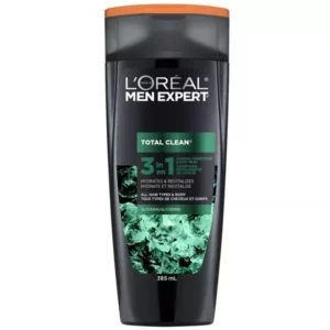 Loreal Shampoo and Conditioner 385ml Men Expert 3in1 Total Clean