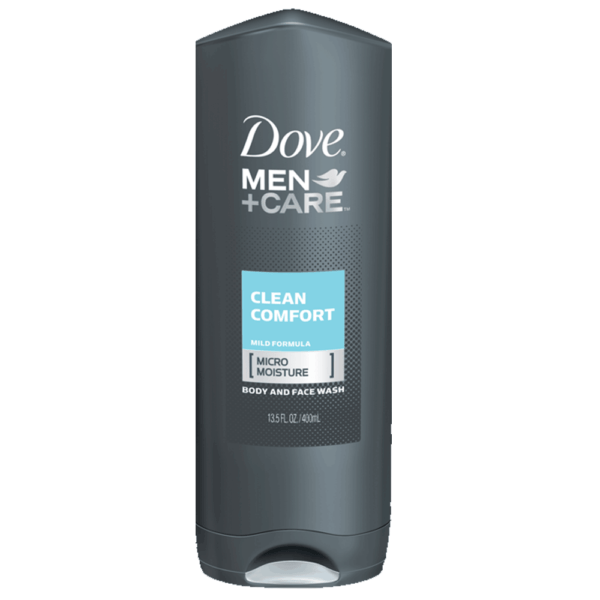 Dove Body and Face Wash 400ml Clean Comfort Men plus Care