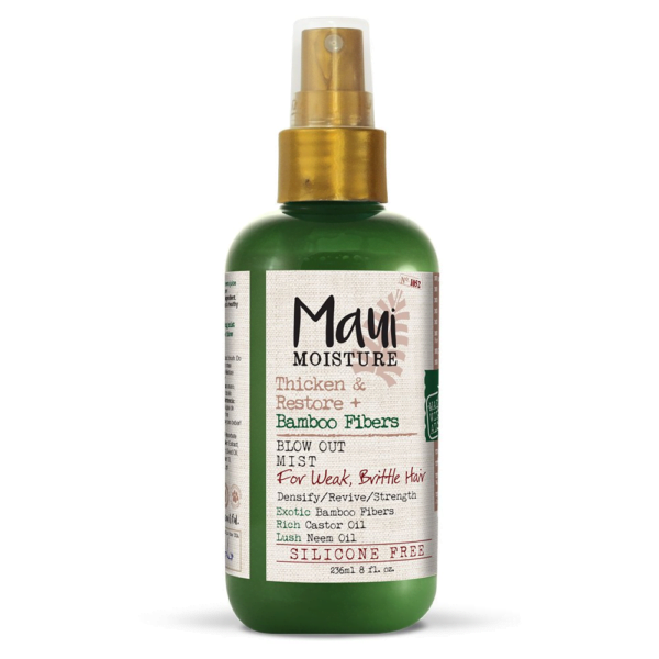 Maui Moisture 236ML Thicken and Restore plus Bamboo Fibers Blow Out Mist