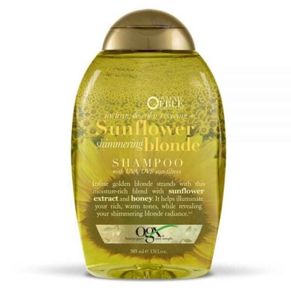 OGX Shampoo 385ml Sunflower Shimmering Blonde