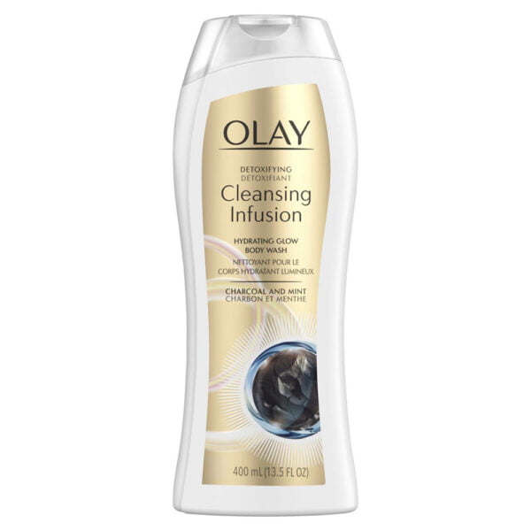 Olay Body Wash 400ml Charcoal and Mint