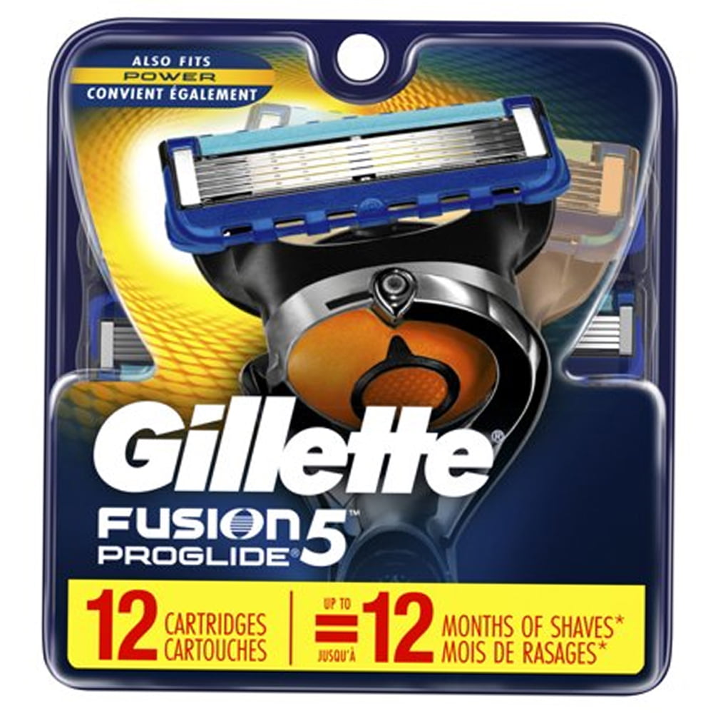 Gillette Fusion 5 Proglide Razor 12 Cartridges 1 Gillette Fusion 5 Proglide Razor 12 Cartridges