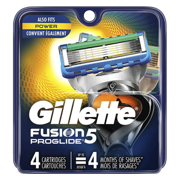 Gillette Fusion 5 Power Razor 4 Cartridges