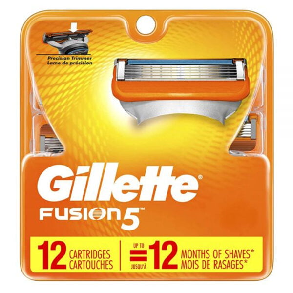 Gillette Fusion 5 Razor 12 Cartridges