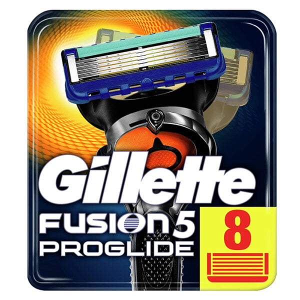 Gillette Fusion 5 Proglide Razor 8 Cartridges