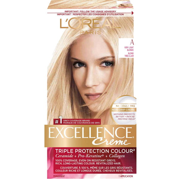 Loreal Hair Color Excellence Creme A Very Light Blonde