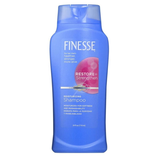 Finesse Shampoo 710ml Moisturizing Pump Restore Plus Strengthen