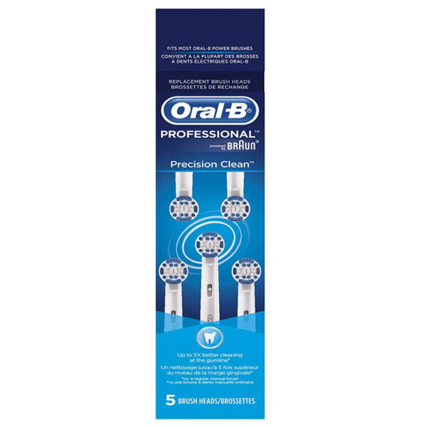 Oral B Electric Brush Heads Precision Clean 5 Count