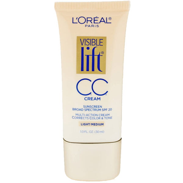 Loreal Foundation 30ml Visible Lift CC Cream Sunscreen 180 Light Medium
