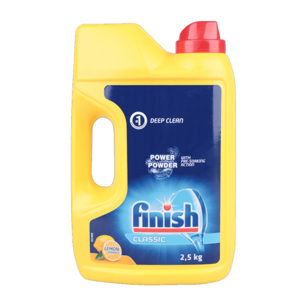 Finish Dishwashing Powder 2.5kg Classic Lemon