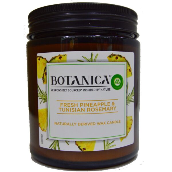 Air Wick Candle 205g Botanica Fresh Pineapple and Tunisian Rosemary