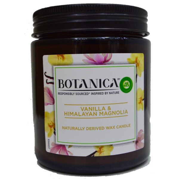 Air Wick Candle 205g Botanica Vanilla and Himalayan Magnolia