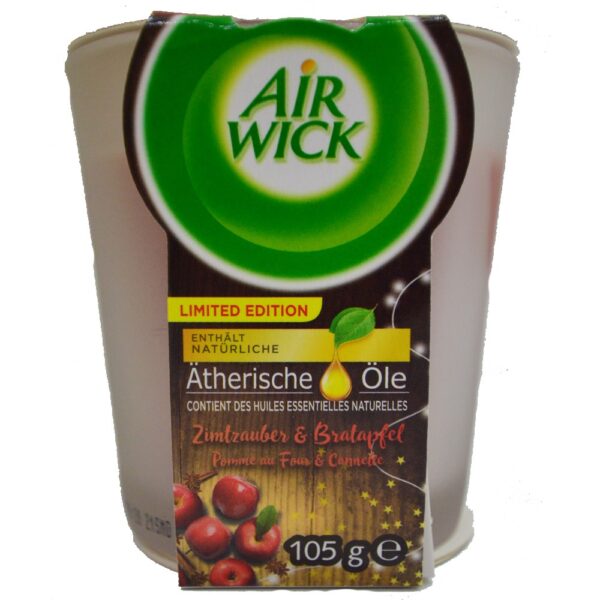 Air Wick Candle 105g air Freshener Cinnamon and Apple