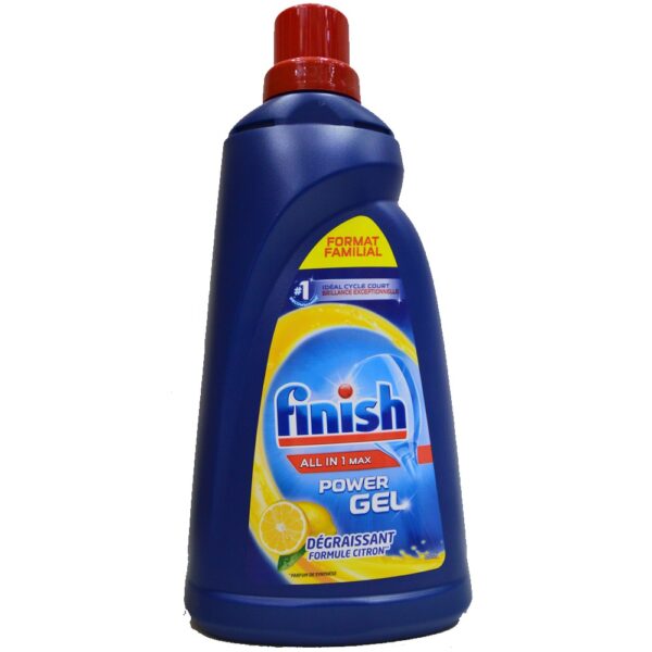 Finish Liquid 1.5L All In 1 Power Gel Lemon