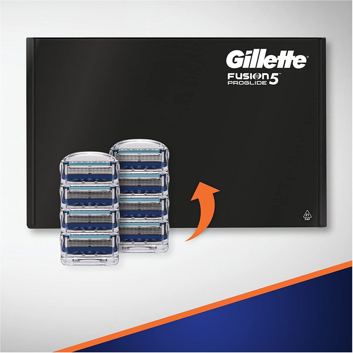 Gillette Fusion 5 Proglide Razor 8 Cartridges