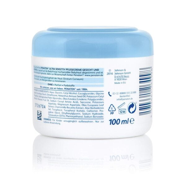 Penaten Cream Face and Body 100ml Moisturizer Ultra Sensitive