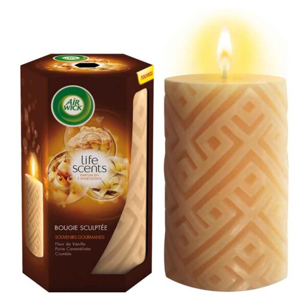 Air Wick Candle 265g Life Scents Vanilla Flower