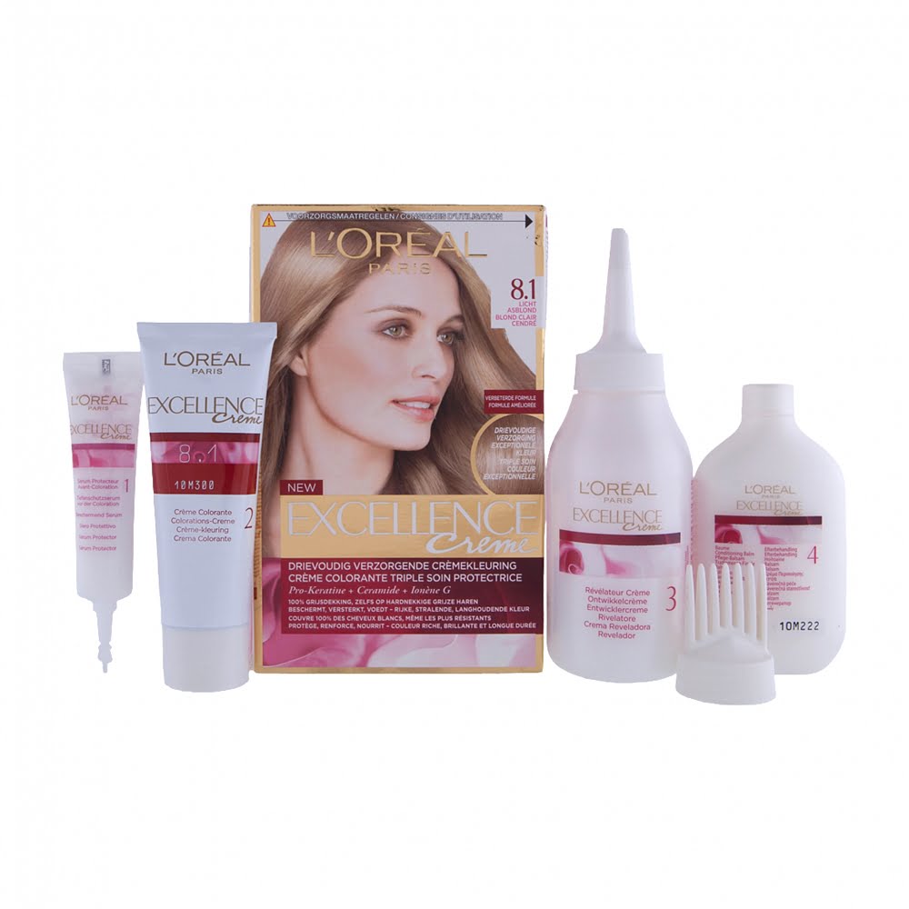 Loreal Hair Color Excellence Cream 8.1 Ash Blonde