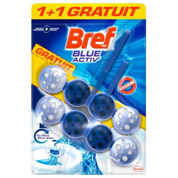 Bref Blue Active Hygieme Toilet Block 2x50g